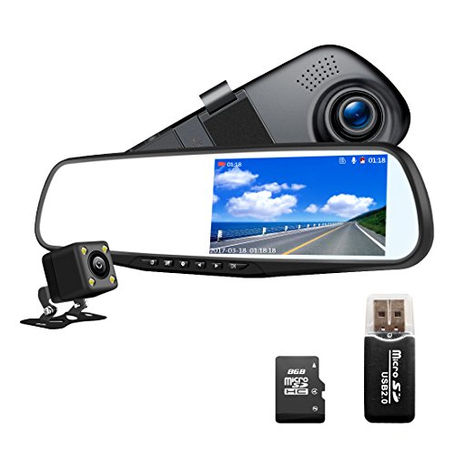 Click Here to See More Images Dash Cam 1080P Full HD 4.3