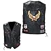 Diamond Plate™ Rock Design Genuine Buffalo Leather Biker Vest (XX-Large/Black)