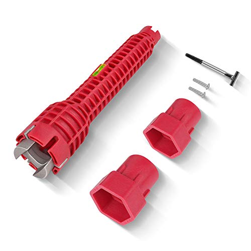 Faucet and Sink Installer Tool, Faucet and Sink Wrench, 8in1 Multi