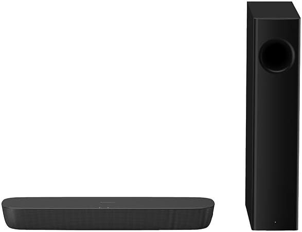 Panasonic SC-HTB258EBK Bluetooth Soundbar with Wireless Subwoofer - Black, Standard