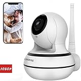 2019 New 1080P FHD WiFi IP Camera Indoor Wireless Security Camera Motion Detection Night Vision Home Surveillance Monitor 2-Way Audio Baby/Pet/Elder (White)