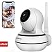 2019 New 1080P FHD WiFi IP Camera Indoor Wireless Security Camera Motion Detection Night Vision Home Surveillance Monitor 2-Way Audio Baby/Pet/Elder (White)