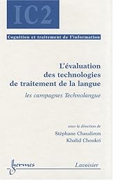 L' évaluation des technologies de traitement de la langue