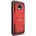 Motorola Moto G5S Plus Case, CoverON [Tank Series] Protective Full Body Phone Cover with Tough Faceplate - Red