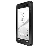 Xperia Z5 Premium Case,3C-Aone Aluminum Metal Armor Gorilla Glass Shockproof Rainproof Water Resistant Weatherproof Anti-Smudge Resistant Cover Case for Sony Xperia Z5 Premium E6853 (Black)