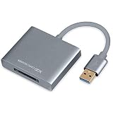 AMALINK XQD 2.0 USB 3.0 Card Reader, SupperSpeed Aluminum Alloy Flash Memory Card Reader for Sony G Series, Lexar USB Mark Card