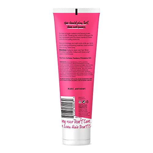 MARC ANTHONY STRENGTHENING CONDITIONER, GROW LONG – ANTI-FRIZZ, ANTI-BREAKAGE & NOURISHING FORMULA FOR SPLIT ENDS, & HAIR GROWTH – BIOTIN, VITAMIN E, CAFFEINE & GINSENG FOR DRY & DAMAGED HAIR