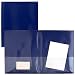 StoreSMART Navy Blue Plastic Archival Folders 5-Pack - Letter-Size Twin Pocket - (R900NB5) primary