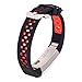 WISHTA Compatible with Silicone Fitbit Alta Bands with Metal Buckle Clasp, Adjustable Replacement Strap Compatible with Fitbit Alta/Fitbit Alta HR (No Tracker)