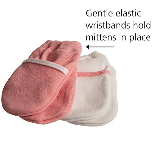 Safety 1st No-Scratch Mittens - 2 Pairs, Pink (IH320) 1
