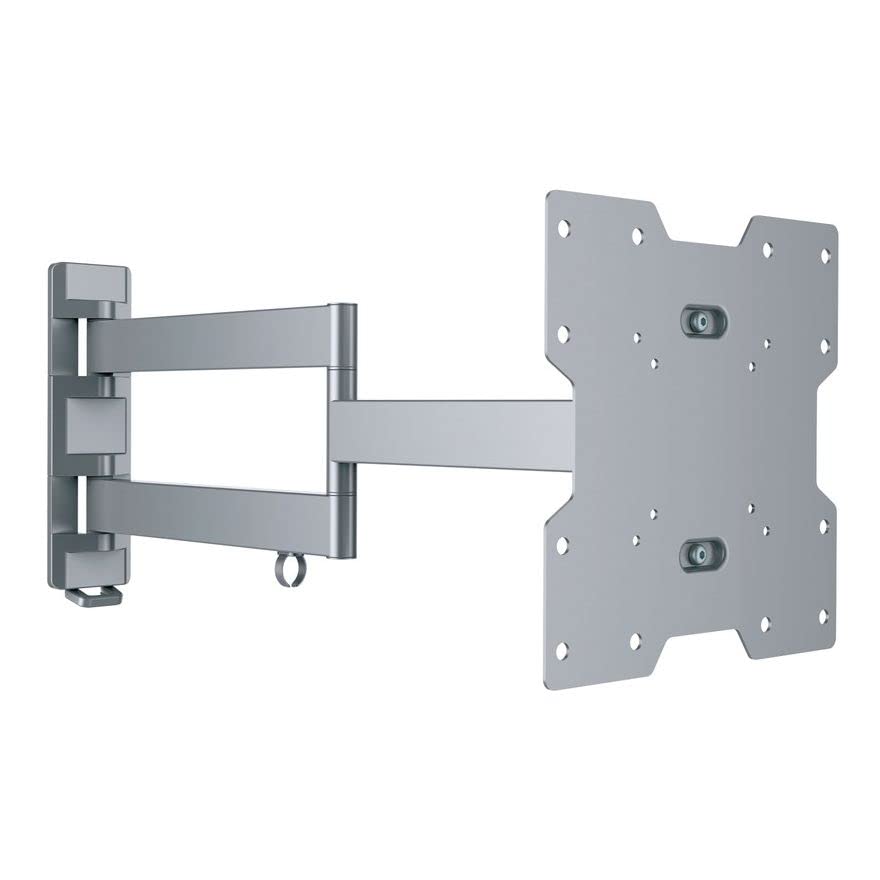Intec brackets -Silver Extra Long Reach (610mm) Slim Fitting Swivel & Tilt TV Wall Mount Bracket for 28-48" Screens (MAX VESA 200x200)