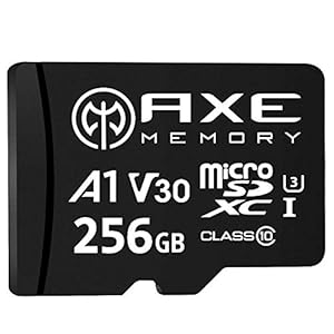 [Amazon限定ブランド] アクス 256GB microSDXCカード UHS-I U3, A1, V30, 4K Ultra HD, C10, SDアダプター付 - AXP4K256