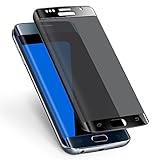 Samsung Galaxy S6 Edge Privacy Tempered Glass Screen Protector ,Toptrade Premium Privacy Anti-Spy 3D Tempered Glass [9H Hardness] [Anti-Scratch] Screen Protector for Samsung Galaxy S6 Edge (Black)