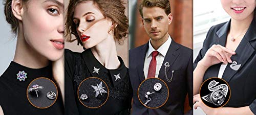 image for Onwon 30 Pieces Brass Butterfly Cluth Badge Insignia Clutches - No Too