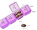 QIJUN 7 Day Pill Box & 4 Times a Day Pill Organizer,Pill Reminder with 28 compartments in a Storage/Travel Pill Box Case,Pill Organizer, Medicine Organizer, Vitamin Organizer