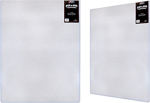 (10) 22x28 Poster Topload Holders - Rigid Plastic Sleeves - BCW Brand