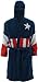 Marvel Universe Captain America Mens Fleece Bathrobe