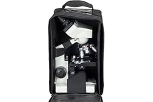 OMAX 40X-2000X Lab Binocular Biological Compound LED Microscope w Vinyl Carrying Case