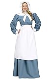 Pilgrim Lady Adult Costume, Medium/Large