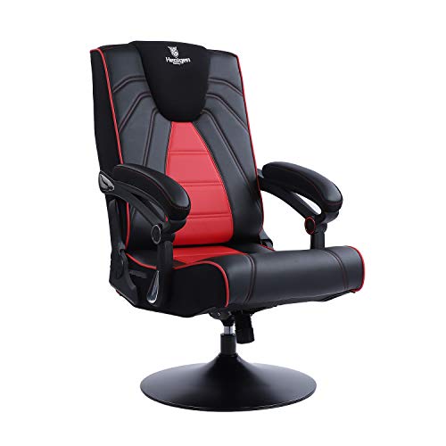Blue Whale Rocking Video Gaming Chair with Bluetooth Speakers,Foldable