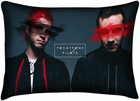 Twenty One Pilots Pillowcase Decorative Pillowslip 21 Pilots Custom Pillow Cover Twin Sides 20x30 Inch