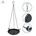 Kimdio Bird Feeder Hanging Tray, Seed Tray for Bird Feeders/Bird Bath, Outdoor Garden Backyard Decorative Great for Attracting Pet Hummingbird Feeder
