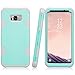 UrbanDrama Galaxy S8 Plus Case, S8 Plus Case, 3 in 1 Drop-Protection Hybrid Impact Heavy Duty Rugged Shockproof Bumper Anti Slip Full Body Protective Case for Samsung Galaxy S8 Plus, Mint Green