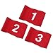 KINGTOP Numbered Golf Flag with Tube Inserted, All 8" L x 6", Putting Green Flags for Yard, 420D Nylon Mini Pin Flags