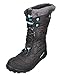 Columbia Girl's Youth Minx™ MID II Waterproof Omni-Heat™ Boot, Black, Iceberg, 1 M US Little Kid