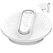 PICTEK White Noise Machine, PICTEK 24 Soothing Sleep Therapy Sound Machine with Playing All Night Or Other Timer Option, Sound Spa Relaxation Machine for Baby, Adult and Traveler (Adapter Included)