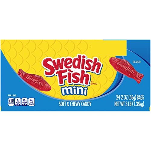 SWEDISH FISH RED FISH SOFT AND CHEWY CANDY 2 OUNCE