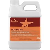 LawnStar Liquid Iron (32 OZ) for Plants - Multi-Purpose, Suitable for Lawn, Flowers, Shrubs, Trees - Treats Iron Deficiency, Root Damage &amp; Color Distortion &ndash; EDTA-Free, American Made