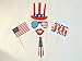 [USA-SALES] 4th of July Photo Booth Props, Independence Day Party Decorations, Attached to the Sticks, by USA-SALES Seller