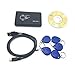 JEERUI 125KHZ RFID ID Card Reader Writer Copier Duplicator for Access Control with 5 PCS T5577 Writable Tags