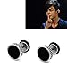 EVELICAL 3 Pair Stainless Steel Stud Earrings for Men Women Ear Piercing Tunnel Punk Style 8mm