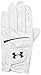 Under Armour Men's Strikeskin Tour Golf Glove, White (100)/Black, Left Hand Large