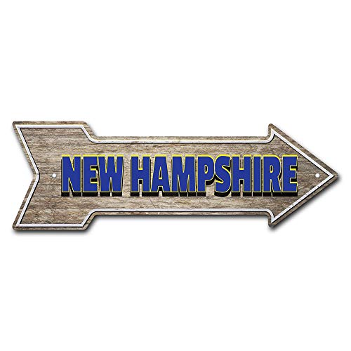 MightySkins Peel and Stick Art Removable New Hampshire Decal Decor 24" Directio…