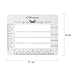 OPount 3 Pieces Envelope Addressing Guide Stencil Templates Fits Wide Range of Envelopes, Sewing, Christmas Cards