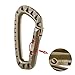 DB.WOR Carabineer Tactical 6 Piece Enforcement Polymer Light Weight D-Ring Hanging Hook -6 Pack