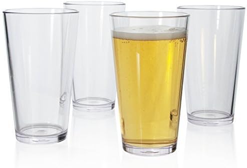 60-Pack WNA 16-ounce Extra Rigid Disposable Clear Plastic Tumbler Glasses for Large Parties and Events