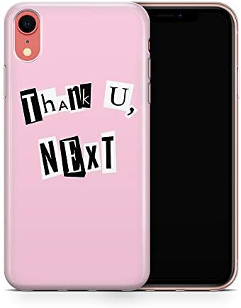 iPhone XR Case, Aertemisi Clear TPU Soft Slim Flexible Silicone Cover Phone Case for Apple iPhone XR (6.1'') - Thank U Next
