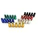 MagiDeal 5pcs Bicycle Presta Wheel Rims Tyre Stem Air Valve Caps Dust Cover - Black