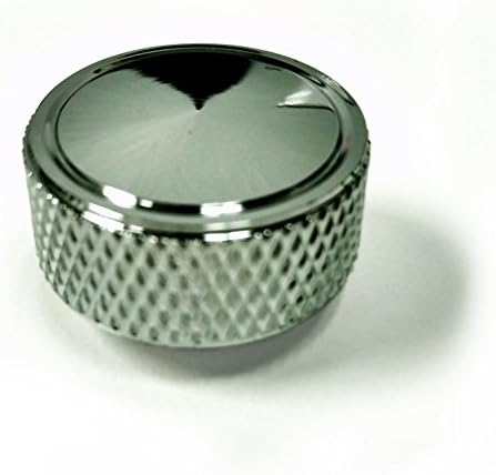 Pirate MfgChrome Knurled Air Cleaner Wing Nut 1/4"-20, Fits Universal Hot Rod