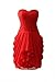 YuNuo Short Chiffon Sweetheart Evening Bridesmaid Party Cocktail Prom Dresses