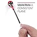 Rukket Golf Swing Trainer | Equipment & Training Aids for Tempo & Speed Practice | Flex Tool Whip Club | Weighted Warm Up Stick & Wrist Aid | Impact Power Weight | Plane Guide (40 inches, 1lb Head)