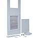 Ideal Pet VIP VINYL Pet Patio Door with Dual Pane Glass and 3-Part Flexible Flap. Fits1 ½” -1 ¾” VINYL Patio Track Width ONLY, Extra Large, White