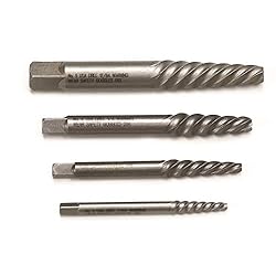 GEARWRENCH 4 Pc. Spiral Screw Extractor Set - 2419D