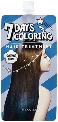 Amazon 1 1 Missha Seven Days Coloring Hair Treatment Smoke Blue ミシャ セブン デイズカラーリングヘアトリートメント Smoke Blue 並行輸入品 ミシャ Missha ビューティー 通販