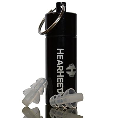 Hearheed High Fidelity Ear Plugs Noise Reduction - Safety Construction Sound Insulation Earplugs - Travel Noise Cancelling Ear Plugs For Sleeping And Snoring - Reusable Hearing Protection Earplugs