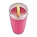 Capri Tumbler and Straw by bubba - Includes Silicone Sleeve for No-Slip Grip - 32oz - Bring with You Anywhere - BPA Free- Odor and Stain Resistant - Built to Last – Pink